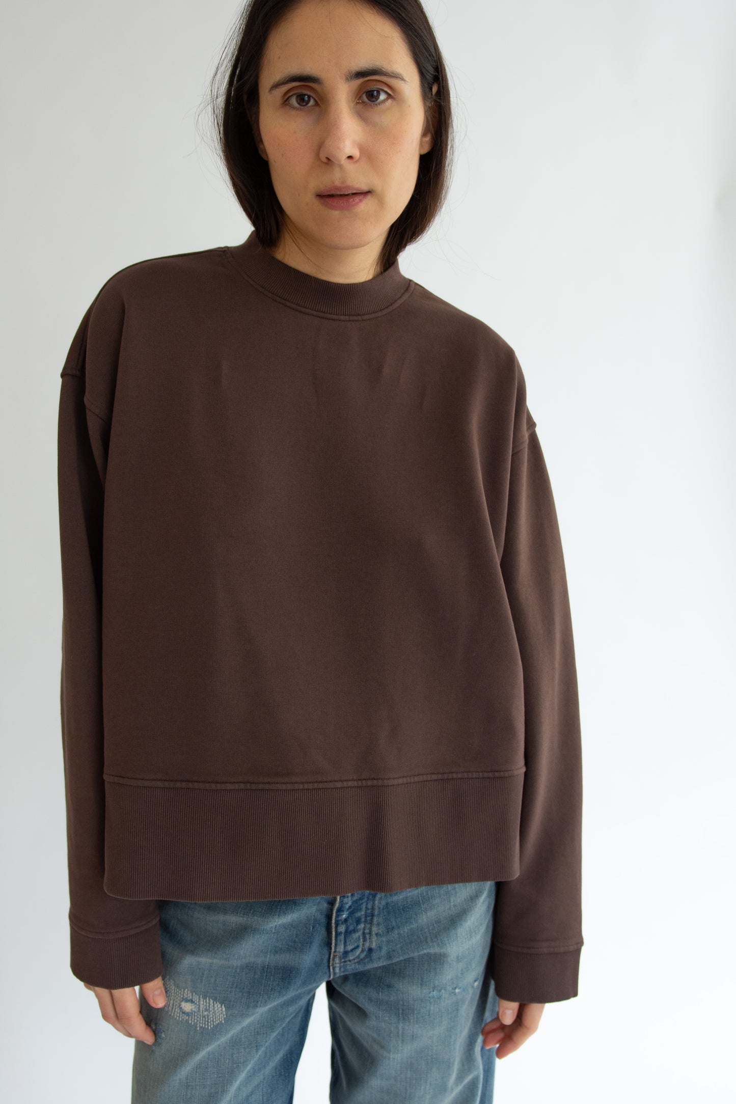 MR. LARKIN, Gladys Sweatshirt, Bark