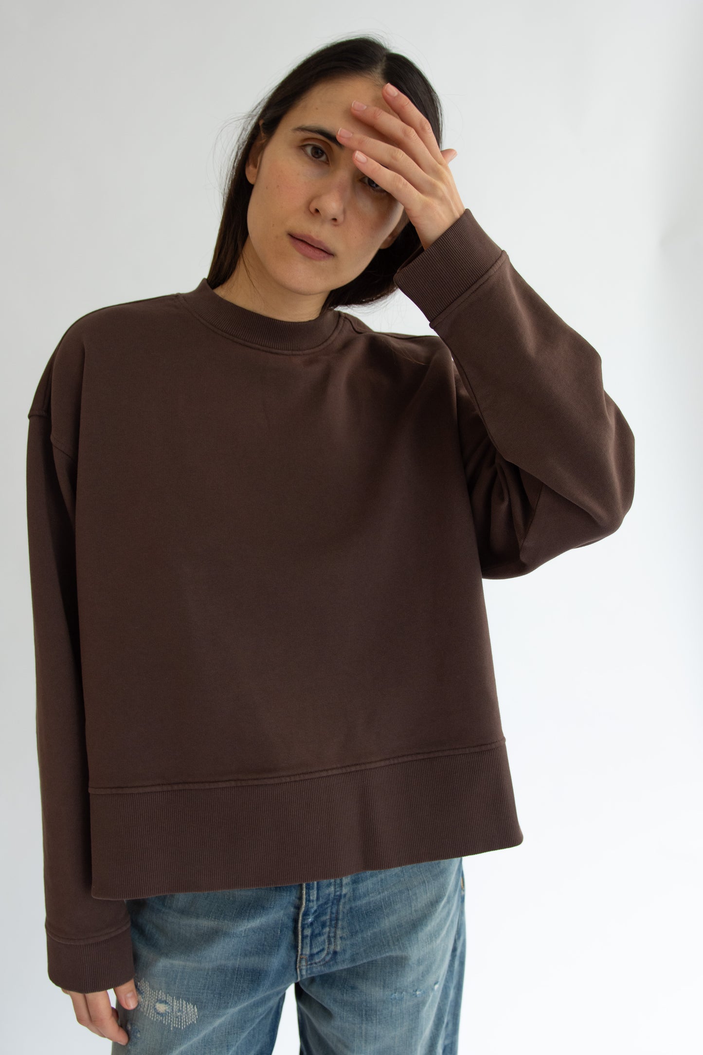 MR. LARKIN, Gladys Sweatshirt, Bark