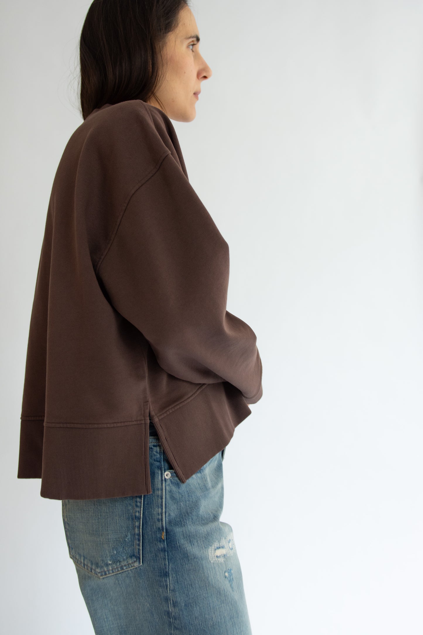 MR. LARKIN, Gladys Sweatshirt, Bark
