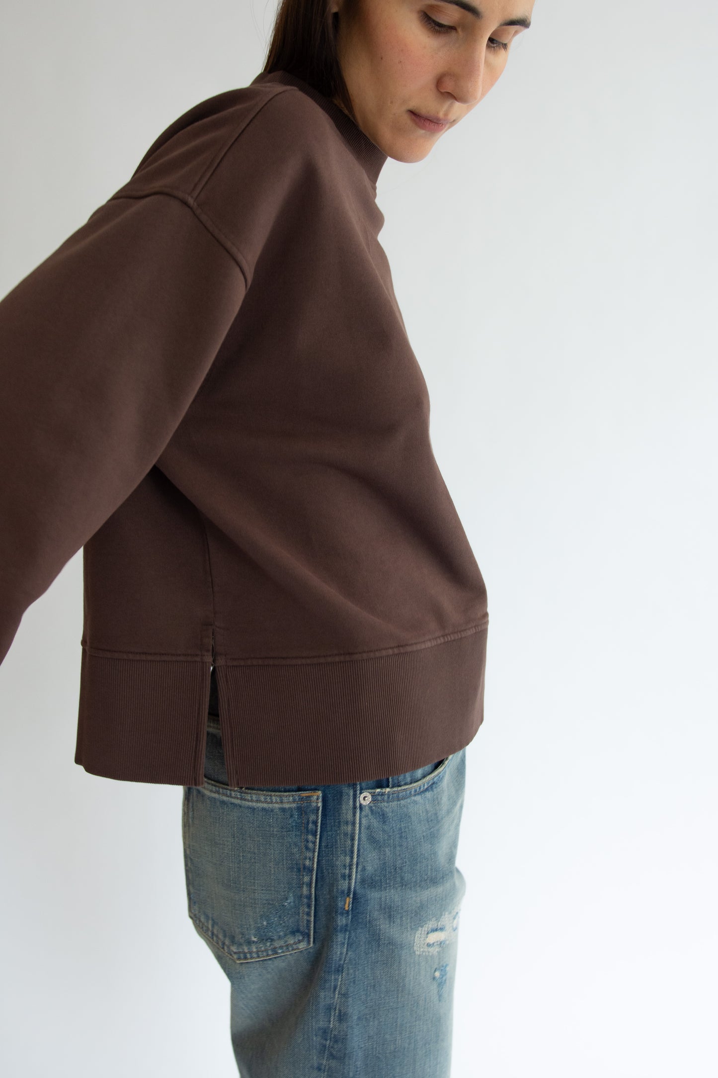 MR. LARKIN, Gladys Sweatshirt, Bark