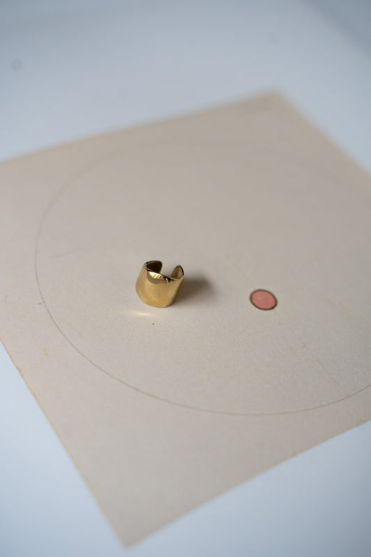 FARIS, Bubble Ear Cuff Small, Bronze