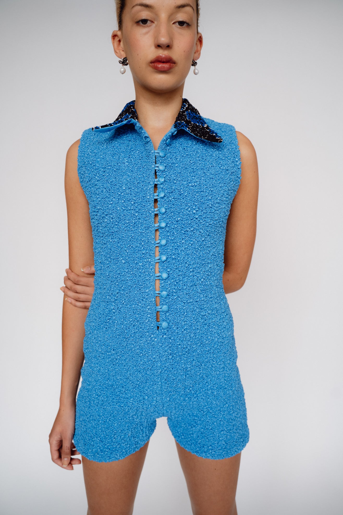 SUPER YAYA, Backburner Combishort, Sea Blue