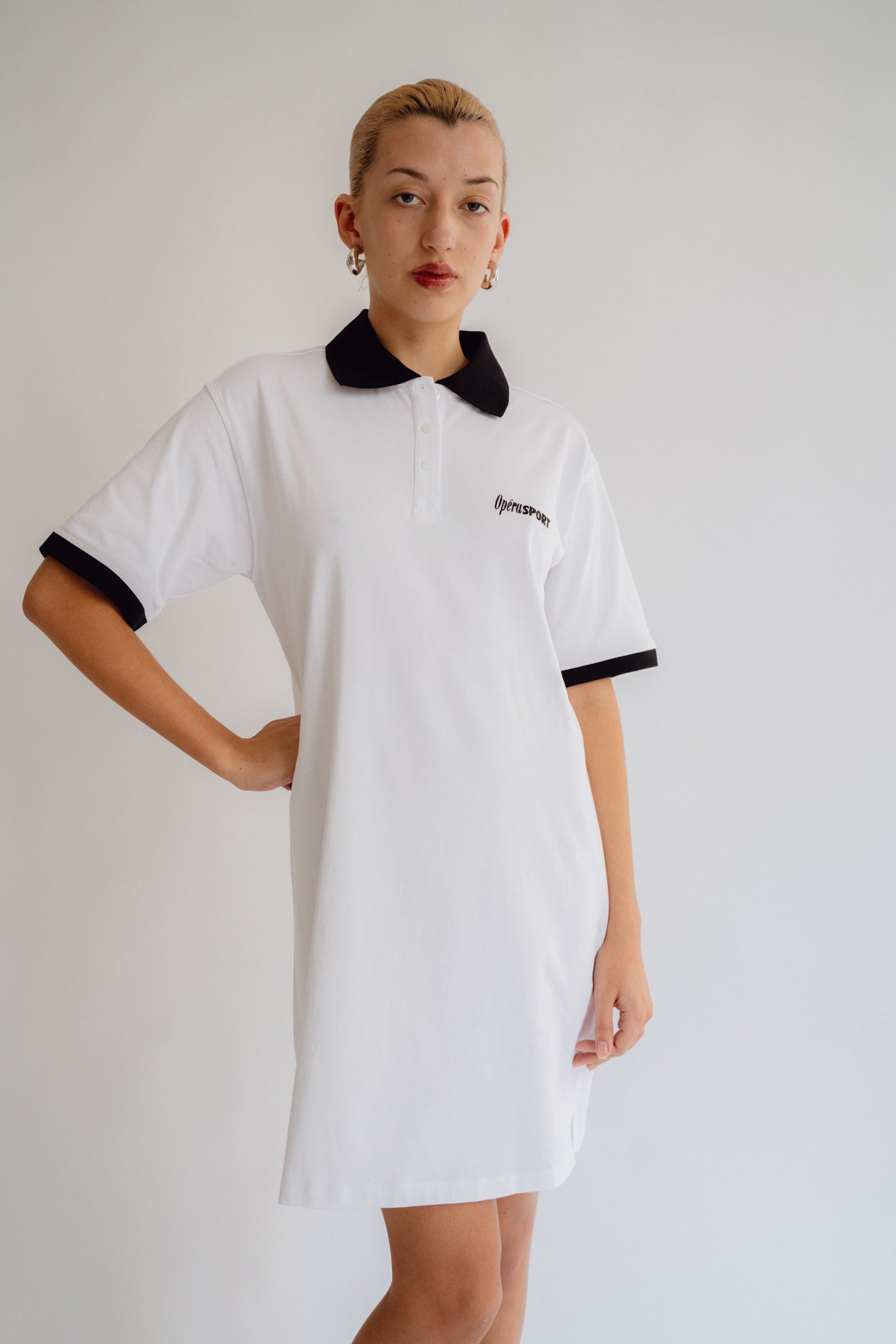 OPÉRASPORT, Josephine Polo Dress, White