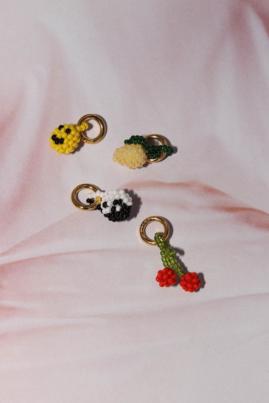 PURA UTZ, Mini Beaded Charm Pendant