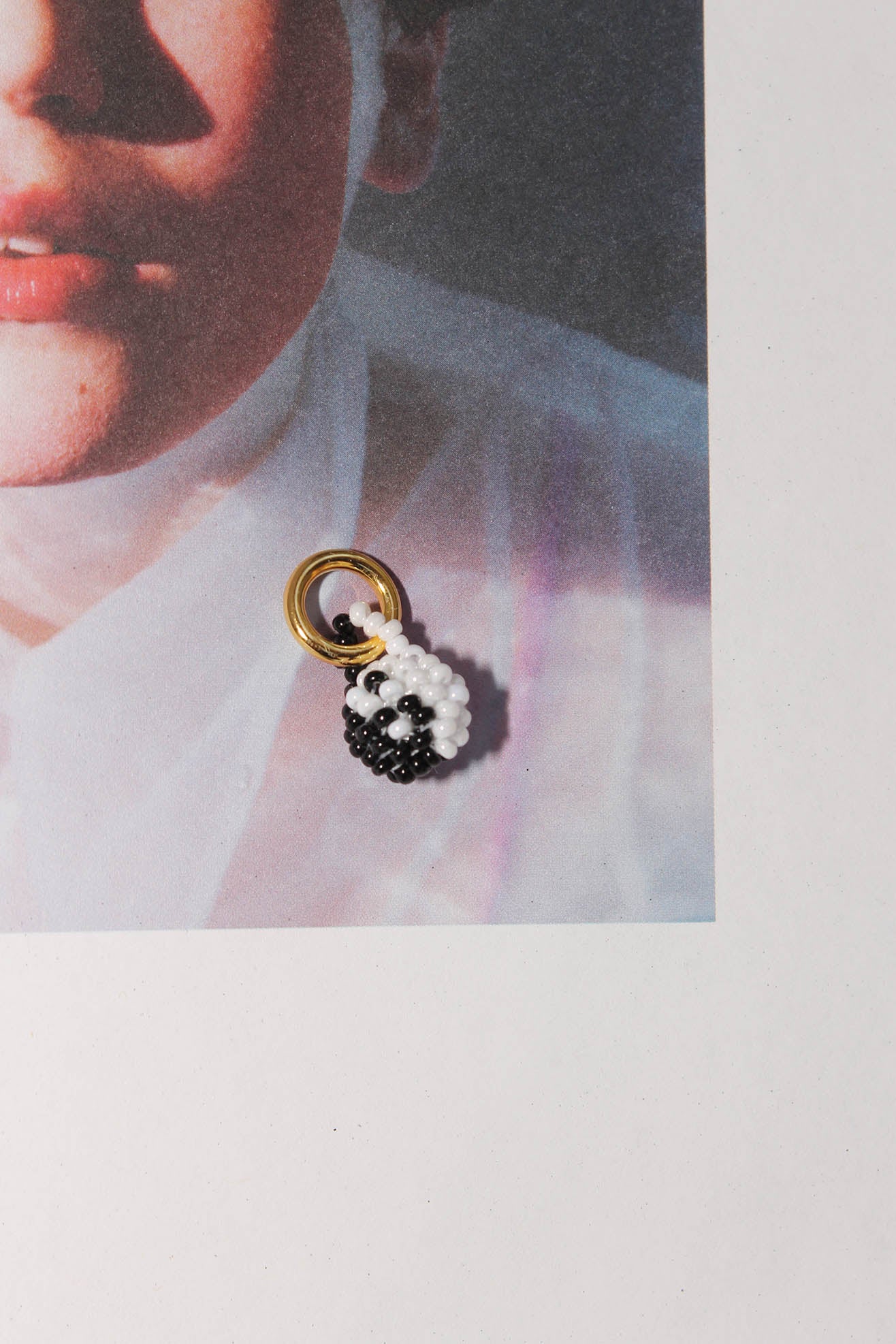 PURA UTZ, Mini Beaded Charm Pendant