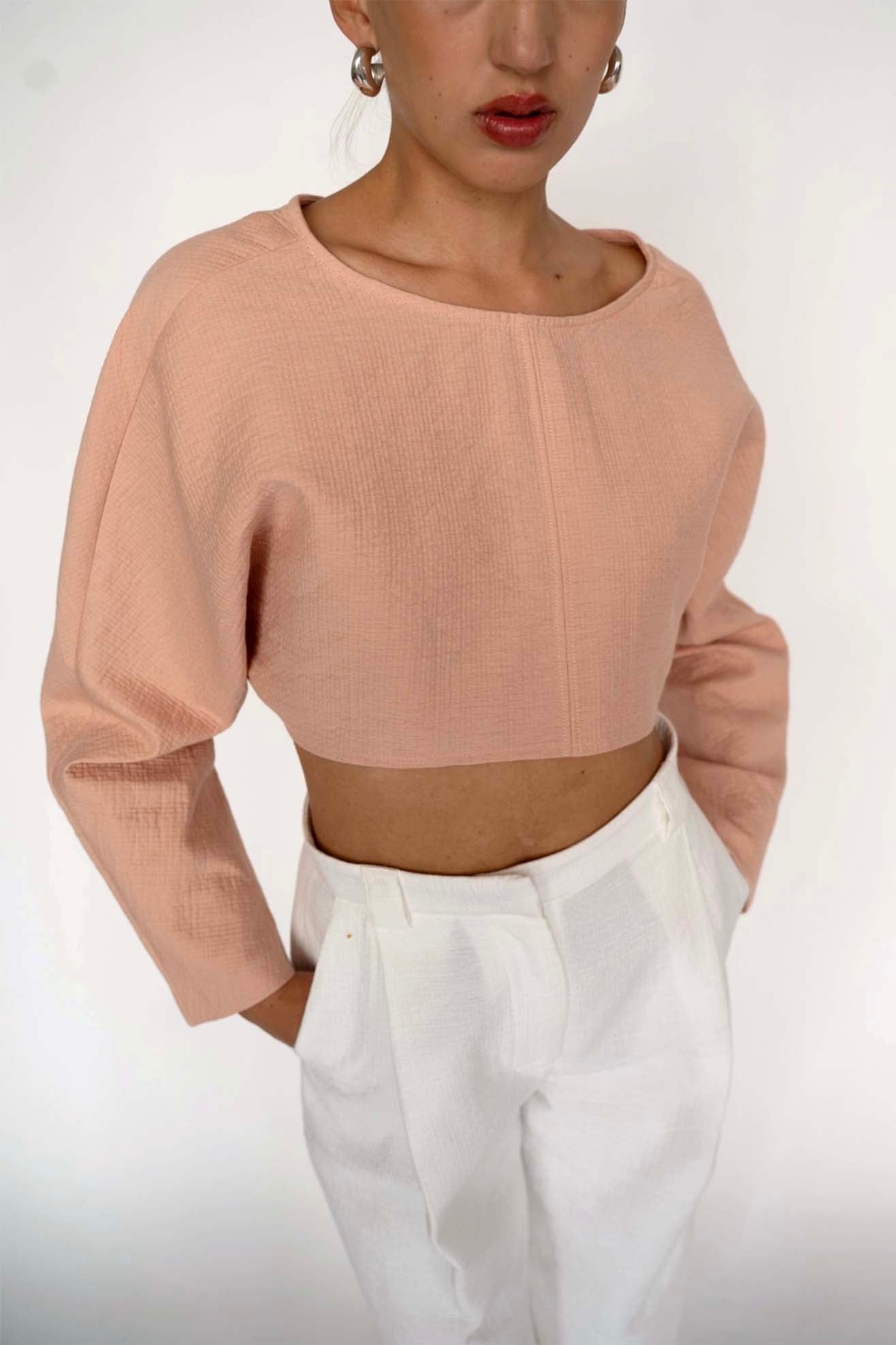 RACHEL COMEY, Labriola Top, Blush