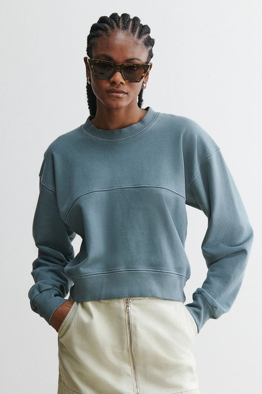 RACHEL COMEY, Marin Sweatshirt, Petrol
