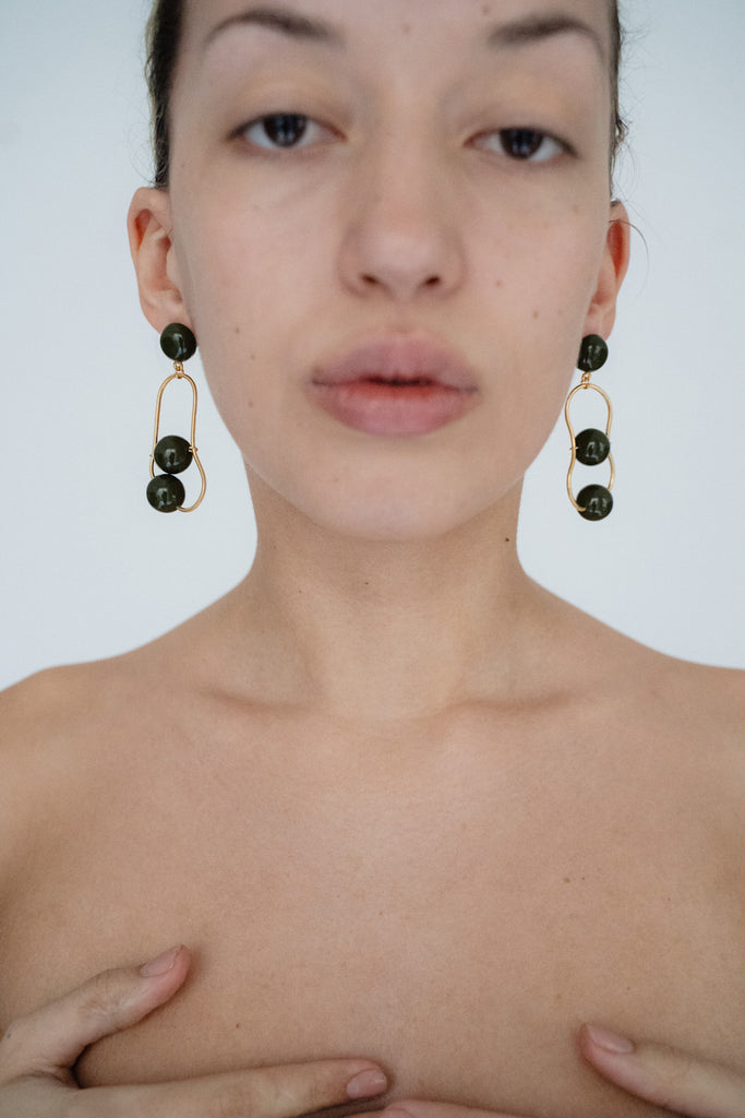 RACHEL COMEY, Orwell Earring, Seaweed