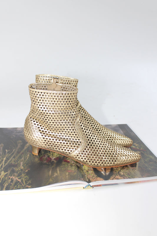 RACHEL COMEY, Pimm Bootie Tiny Punched, Gold