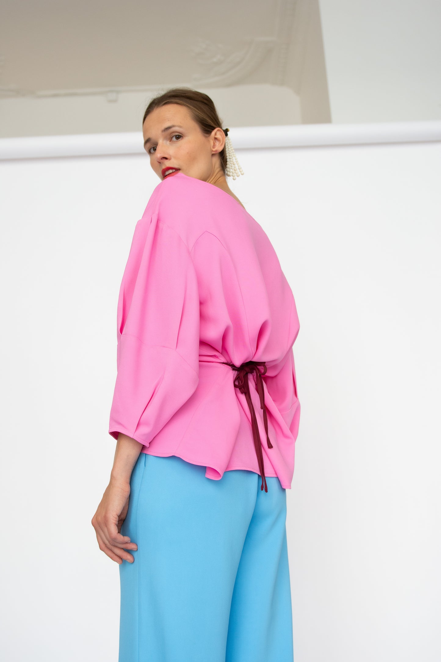 MR. LARKIN, Sloane Top, Candy Pink (Pre- Order Ships by Sept 26th)