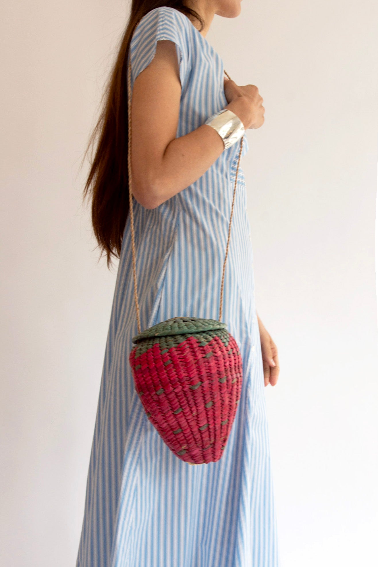 MR. LARKIN, Mercado Strawberry Bag, Red/Green