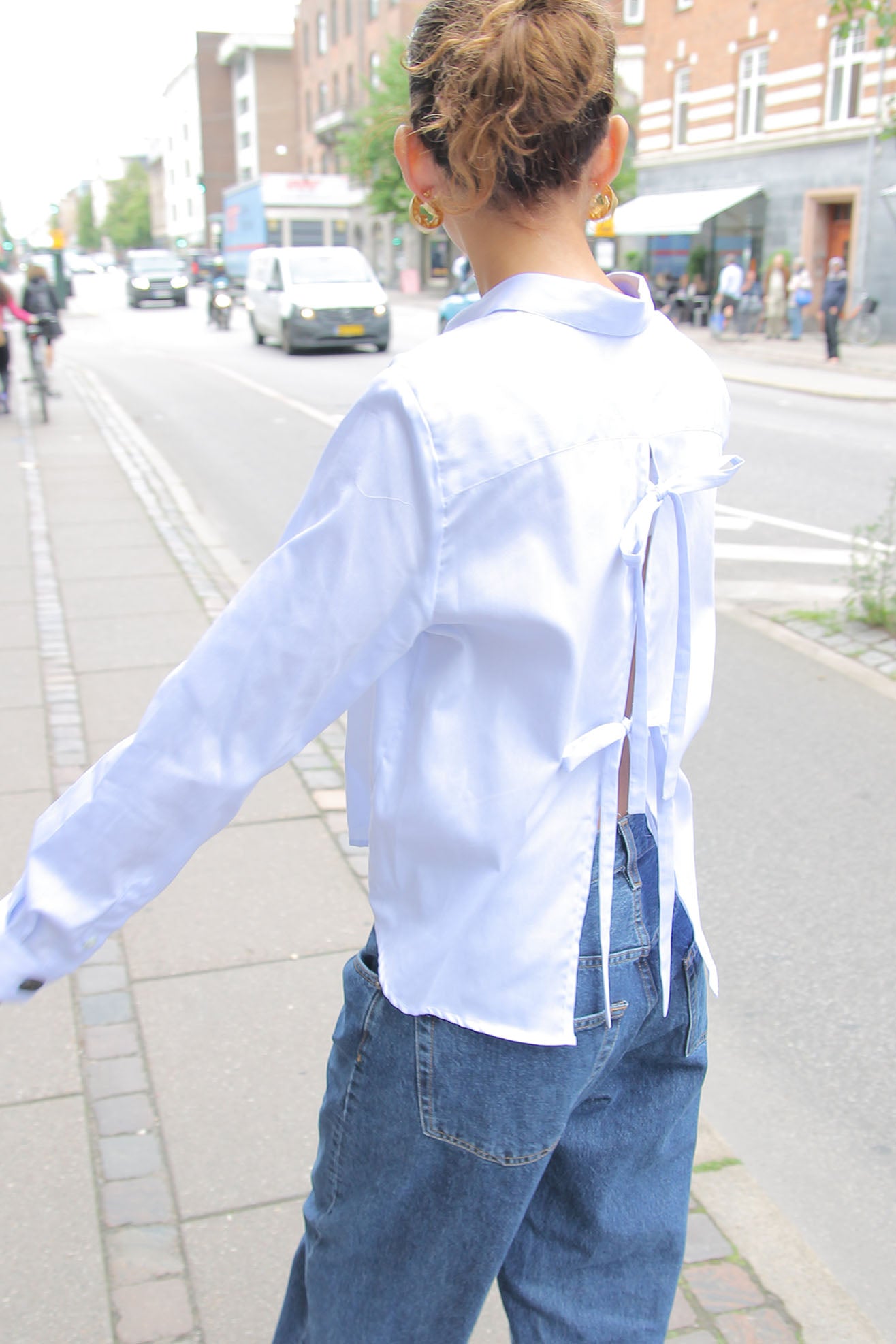 THE GARMENT, Palmela Shirt, Blue/White stripes