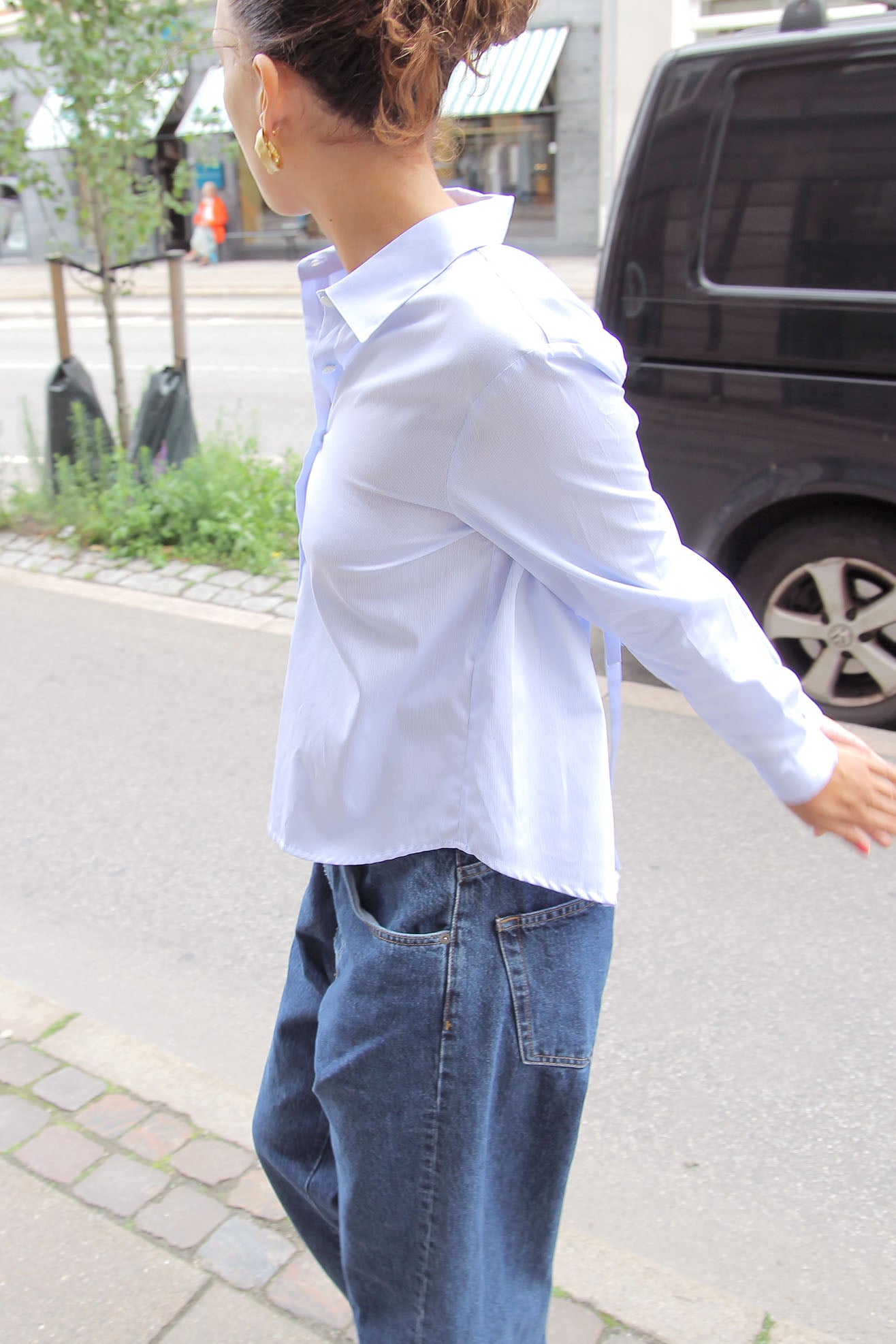 THE GARMENT, Palmela Shirt, Blue/White stripes