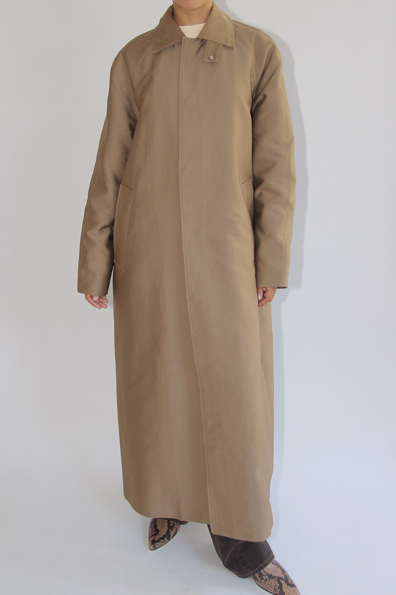 SUNFLOWER, Raglan Coat Long, Sand