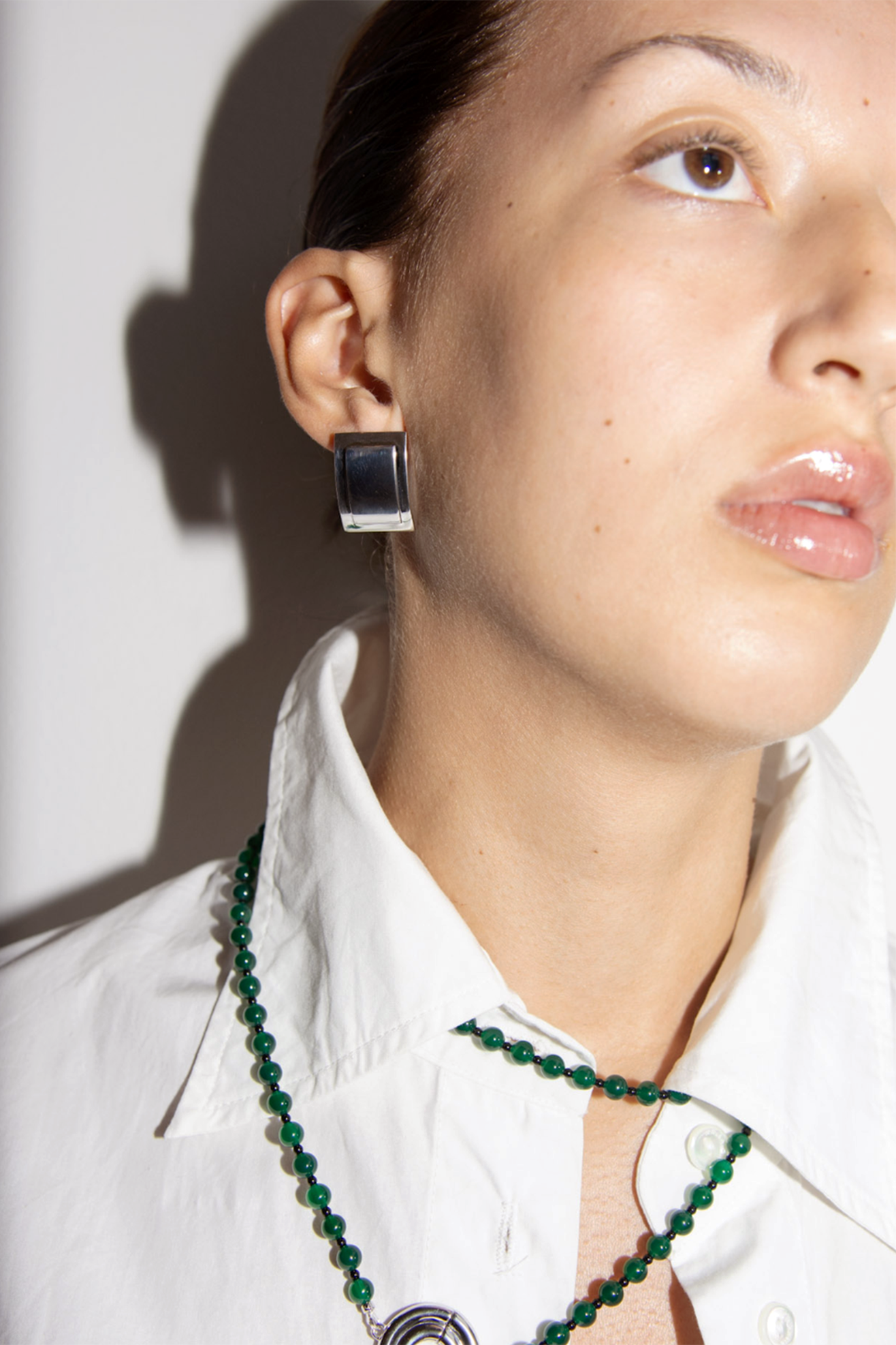 TRINE TUXEN, Traces Earring, Sterling Silver