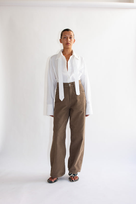 SUNFLOWER, Super Wide Pant, Taupe