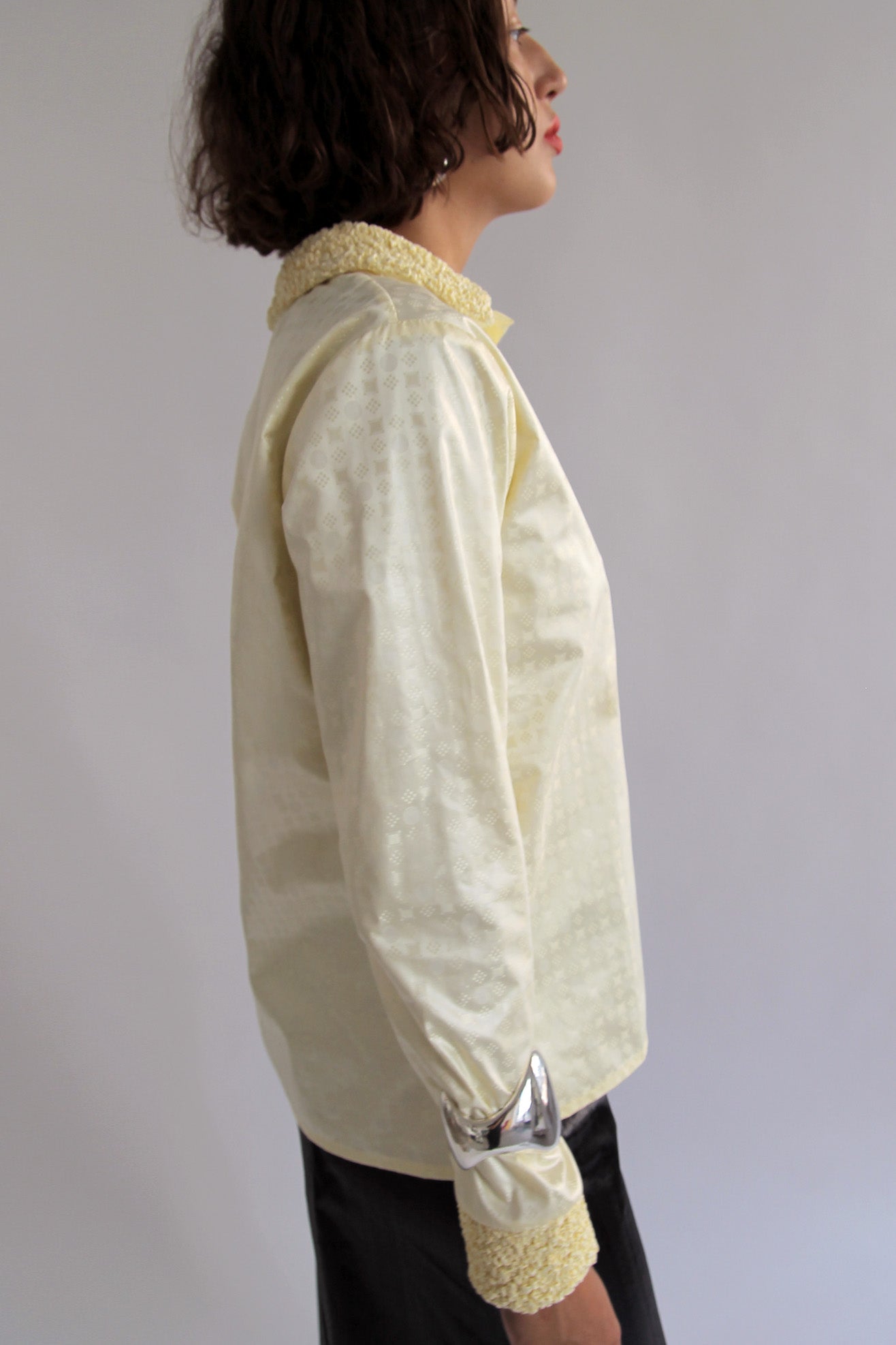 SUPER YAYA, Paolo Polo Plain Shirt, Soft Yellow