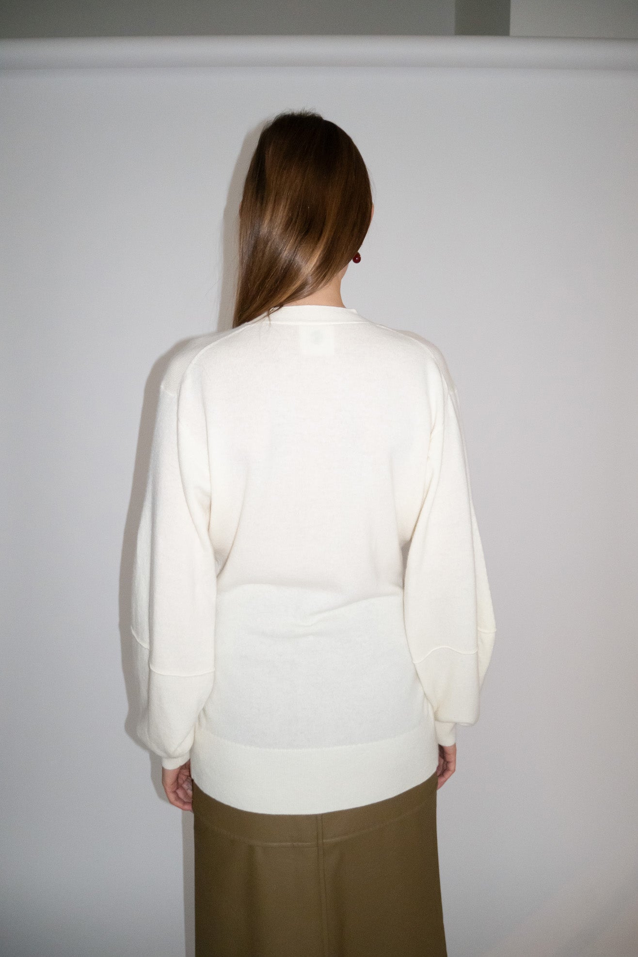 THE GARMENT, Como Sleeve Cardigan, Ivory