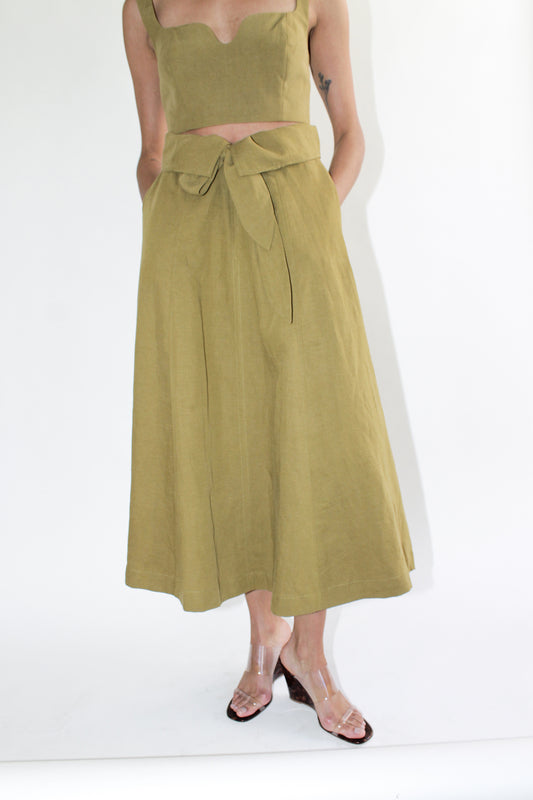 MARA HOFFMAN, Anna Skirt, Olive