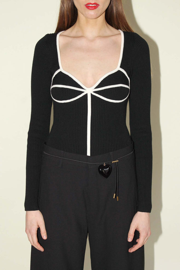 MARA HOFFMAN, Naida Sweater, Black