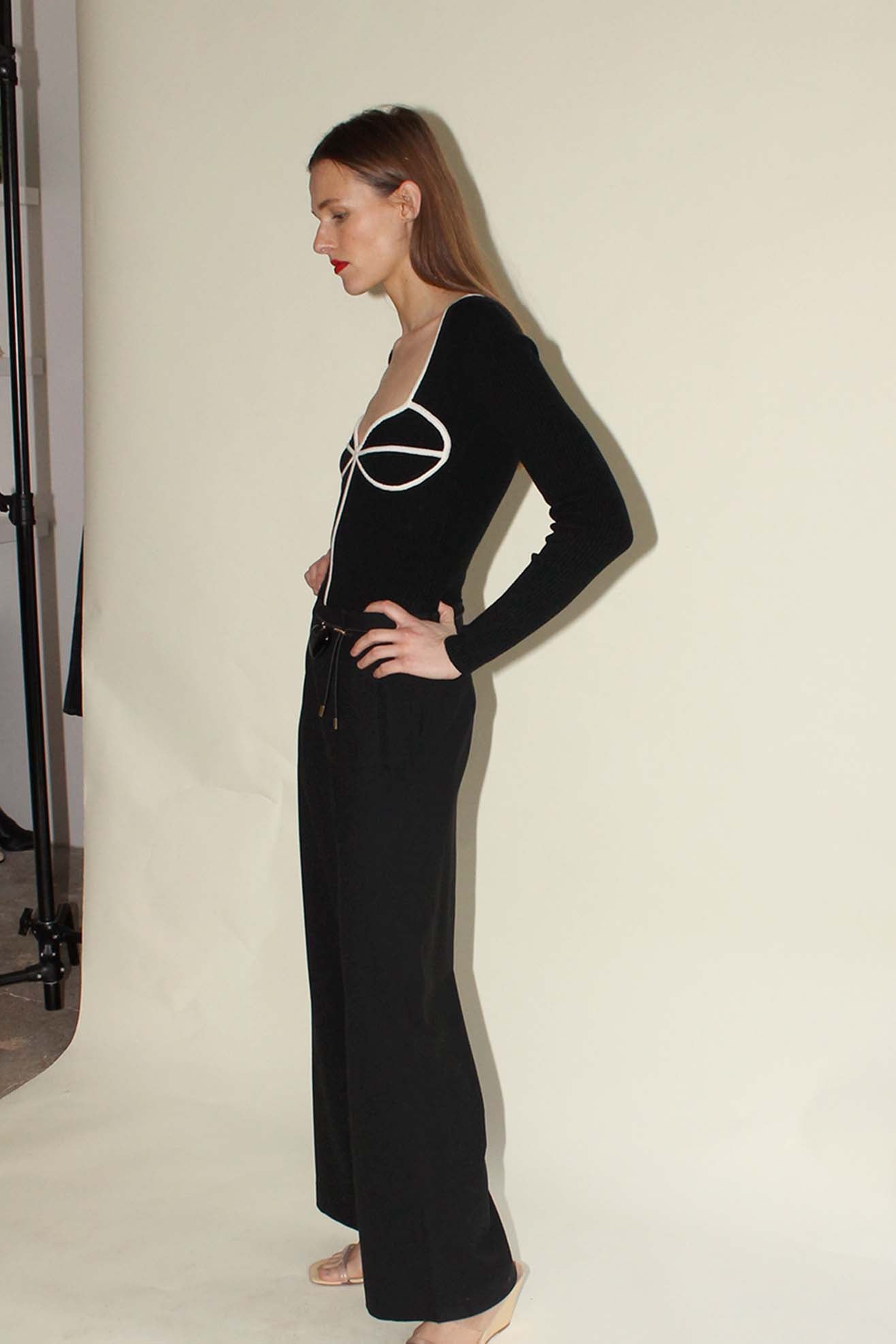 MARA HOFFMAN, Naida Sweater, Black