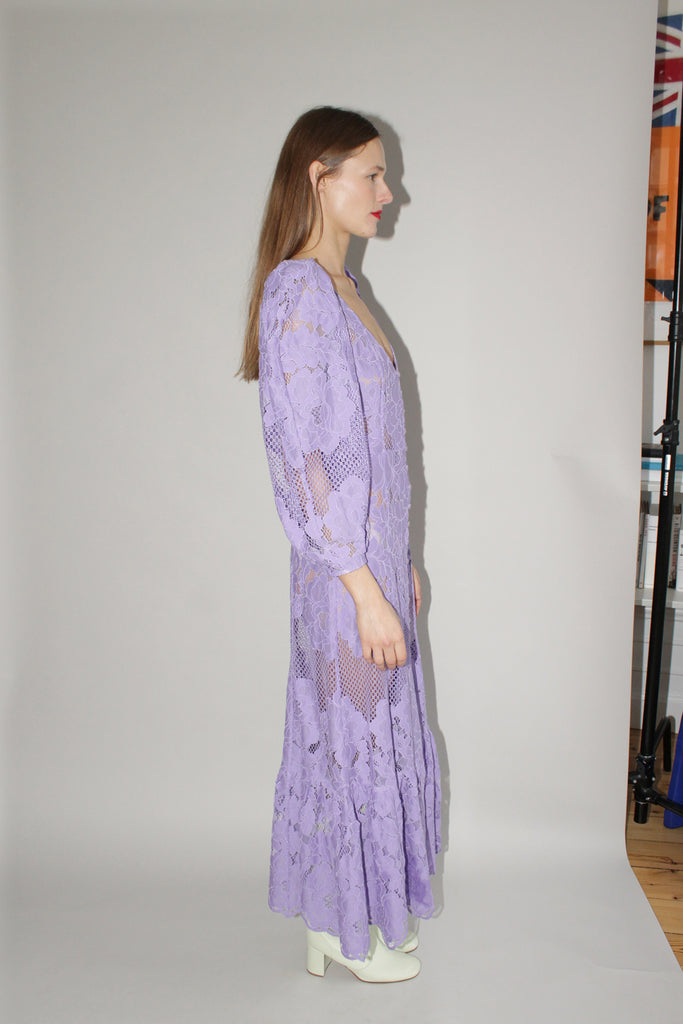 MR. LARKIN, Gemini Dress, Purple