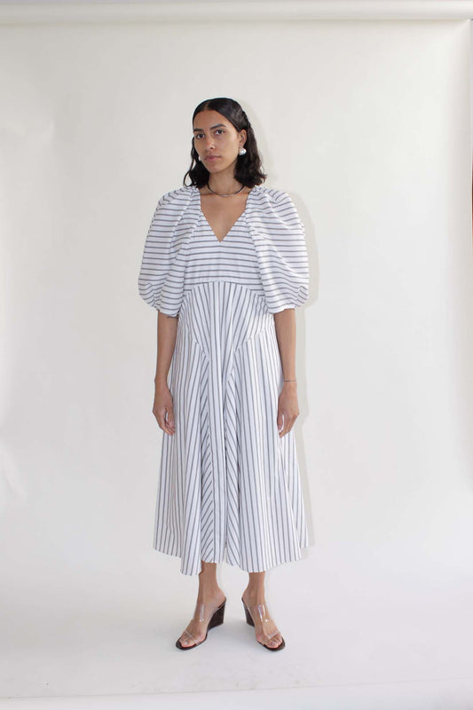 MR. LARKIN, Lexi Dress, Black Stripe