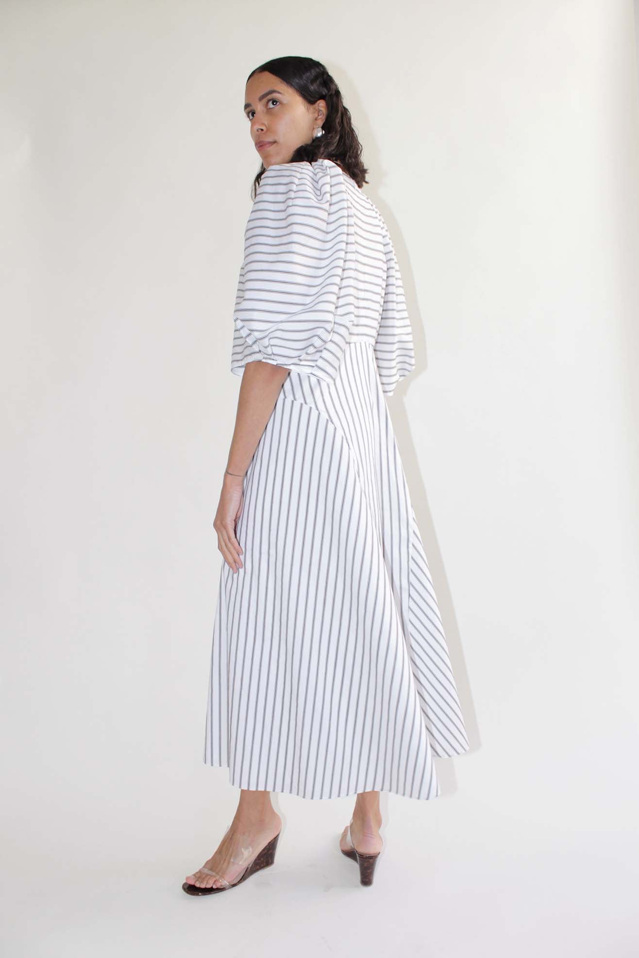 MR. LARKIN, Lexi Dress, Black Stripe