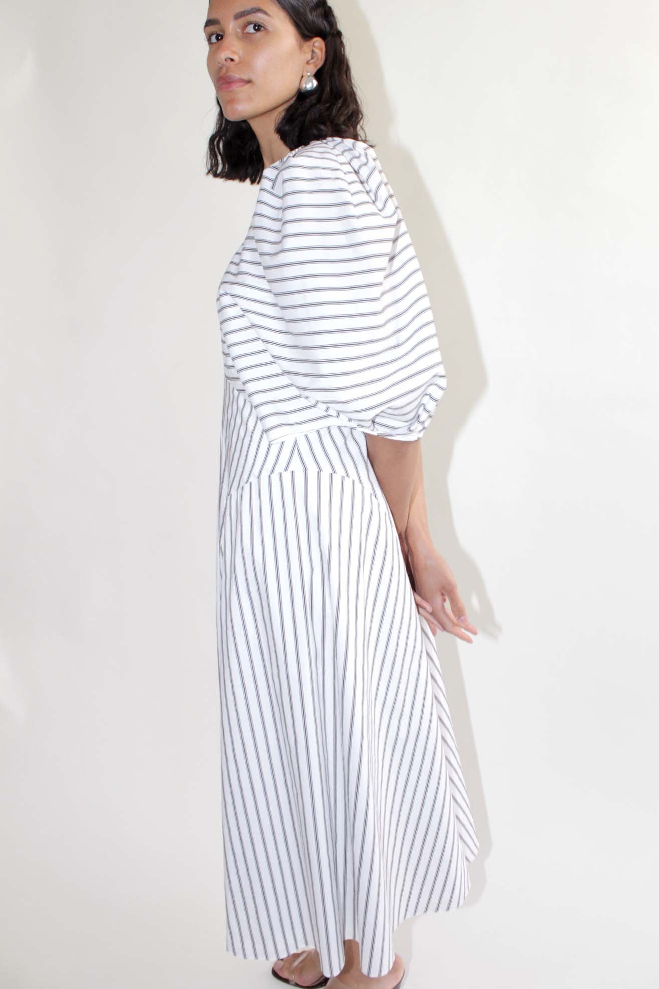 MR. LARKIN, Lexi Dress, Black Stripe