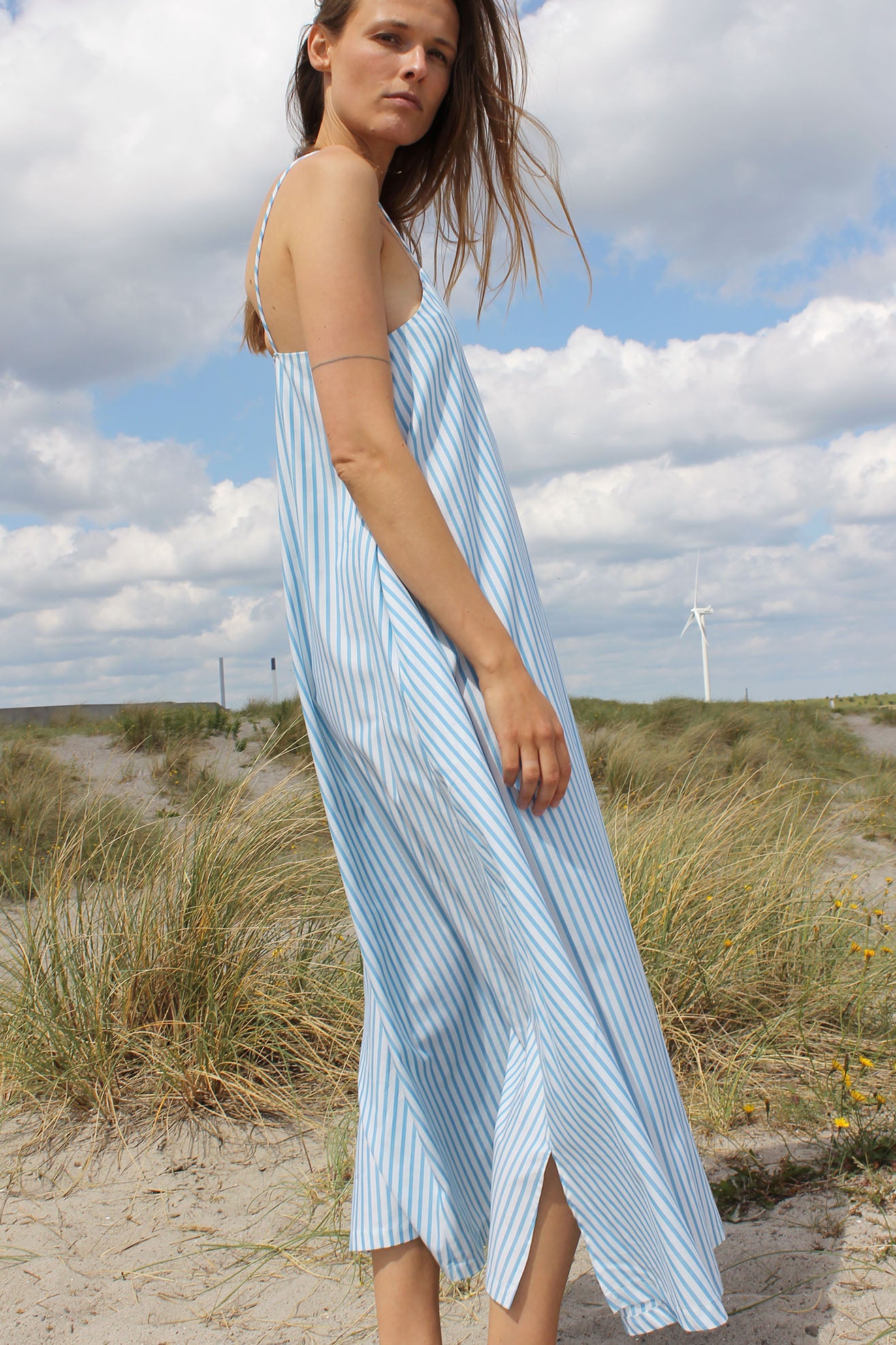 MR. LARKIN, Nova Dress, Pool Stripe