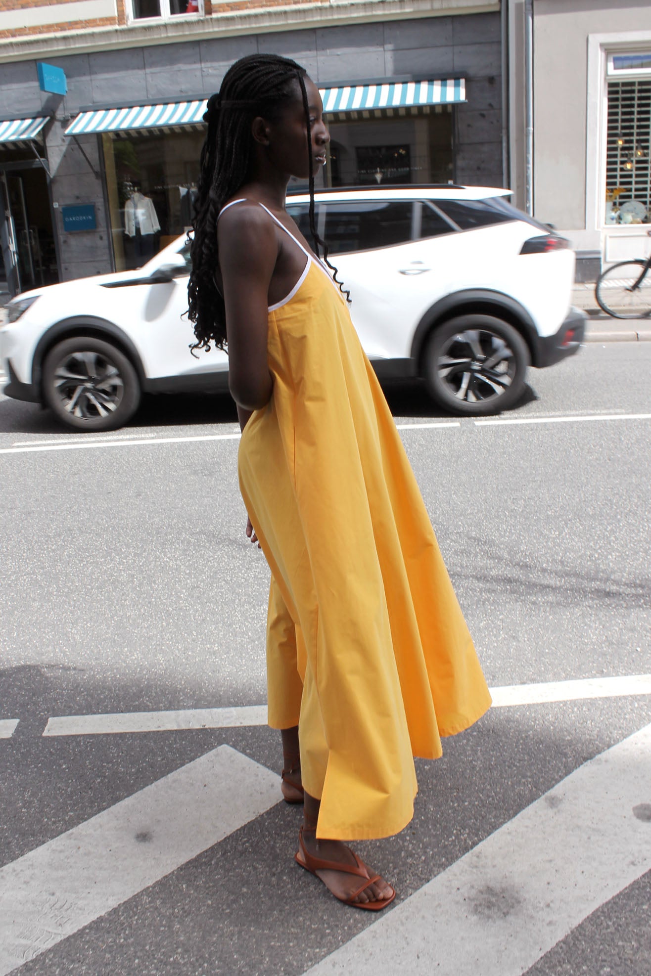 MR. LARKIN, Nova Dress, Tangerine