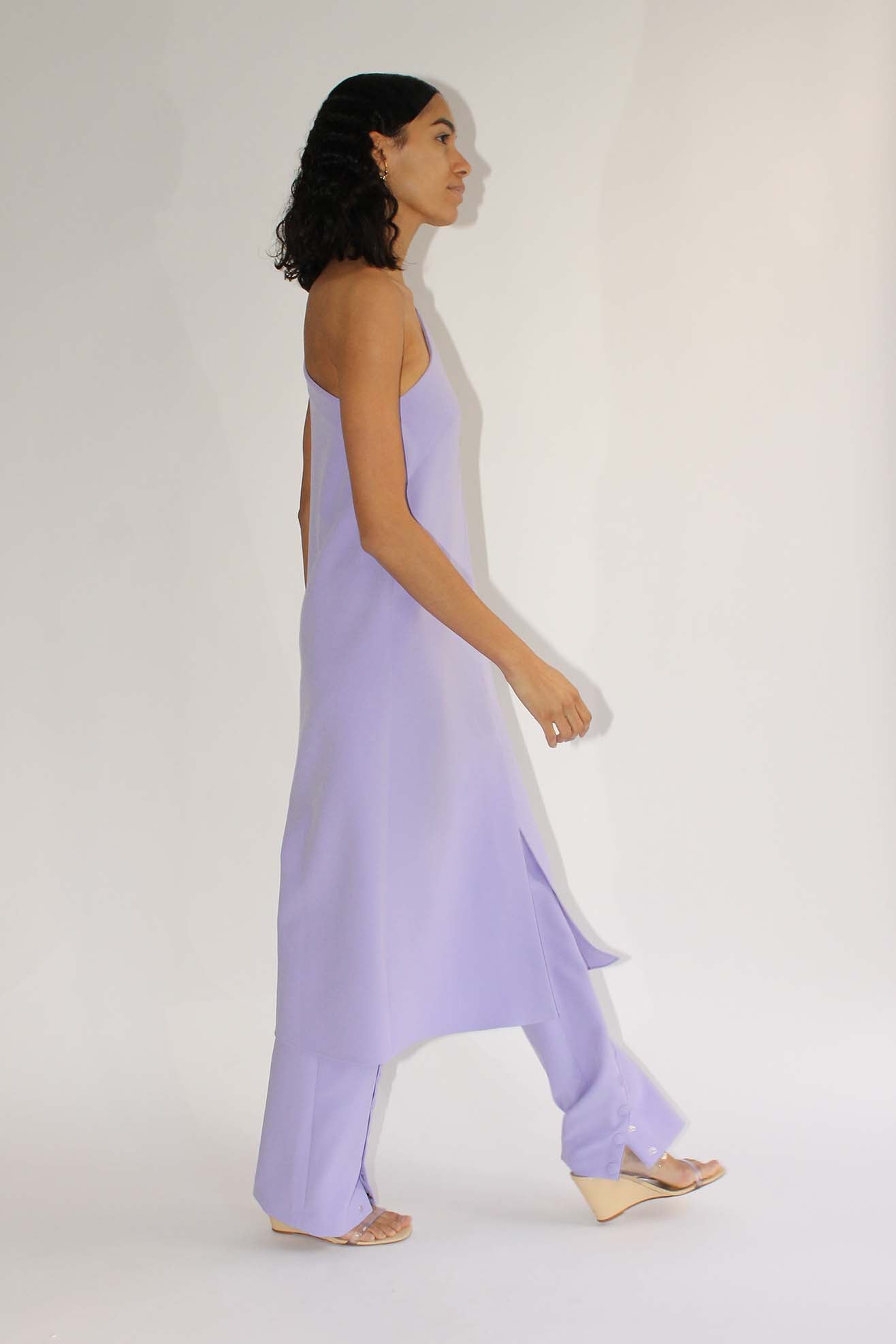 MR. LARKIN, Oda Dress, Purple