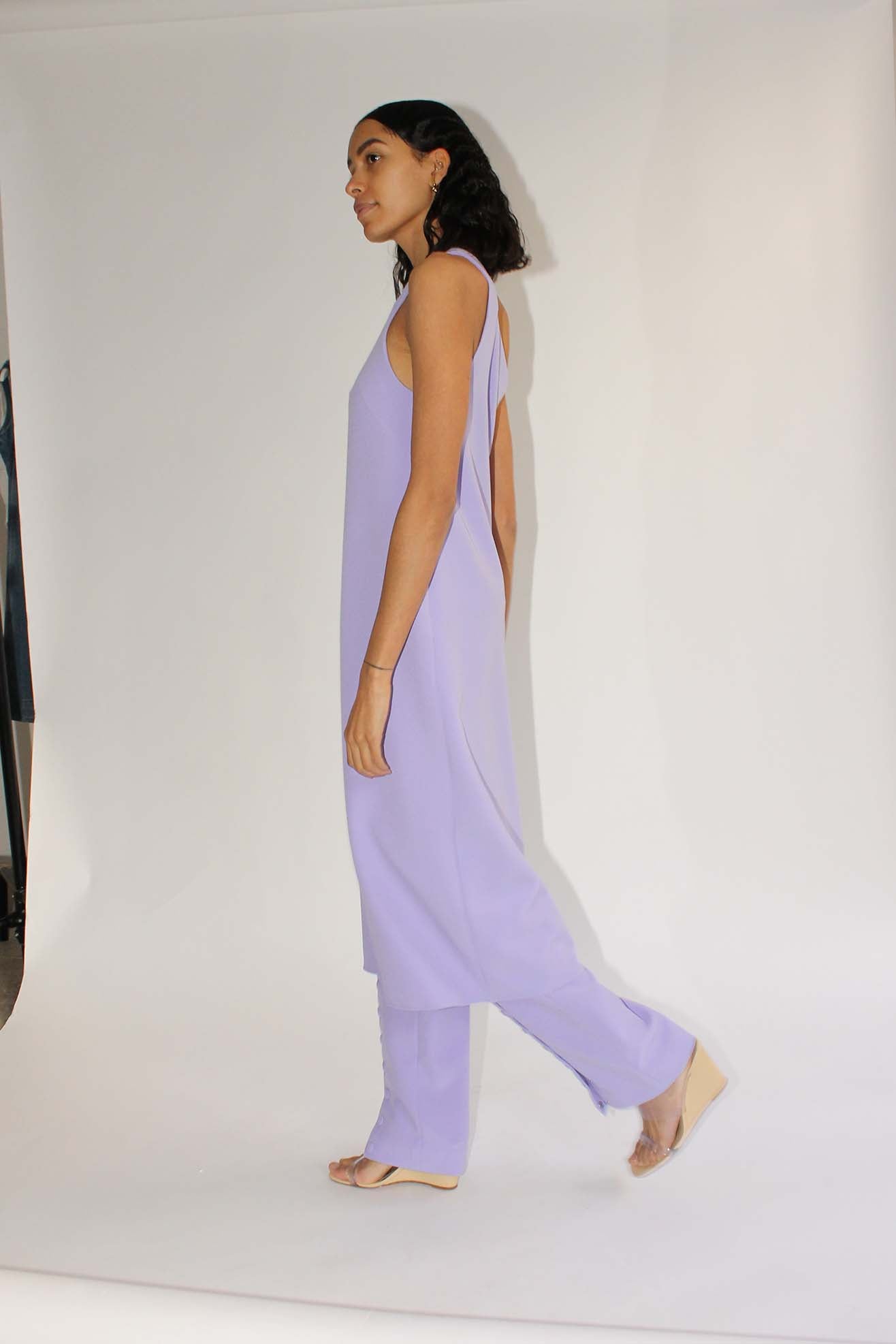 MR. LARKIN, Oda Dress, Purple