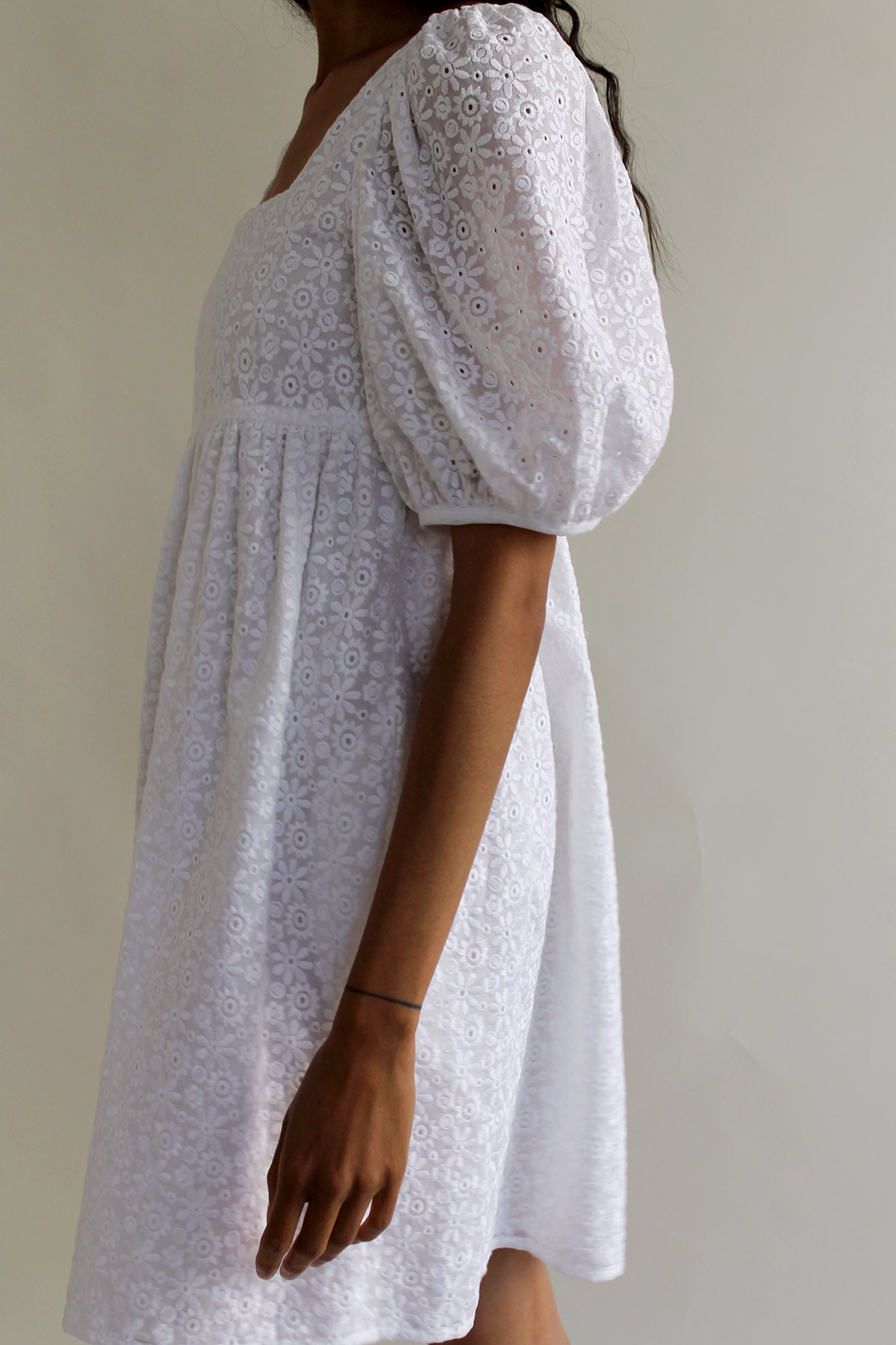 MR. LARKIN, Olivia Dress, Floral Eyelet