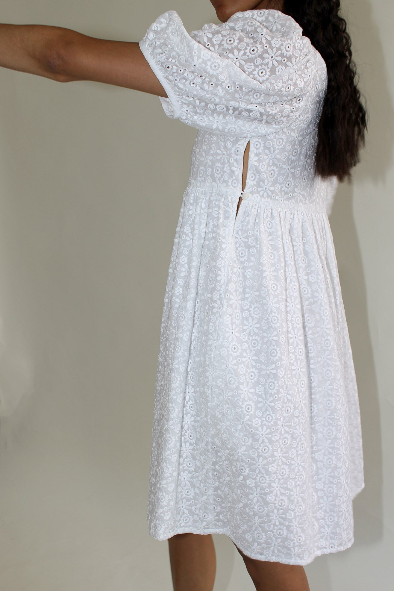 MR. LARKIN, Olivia Dress, Floral Eyelet