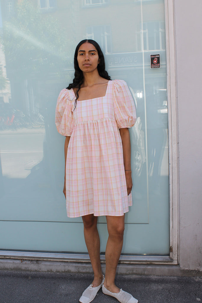 MR. LARKIN, Olivia Dress, Pink Plaid