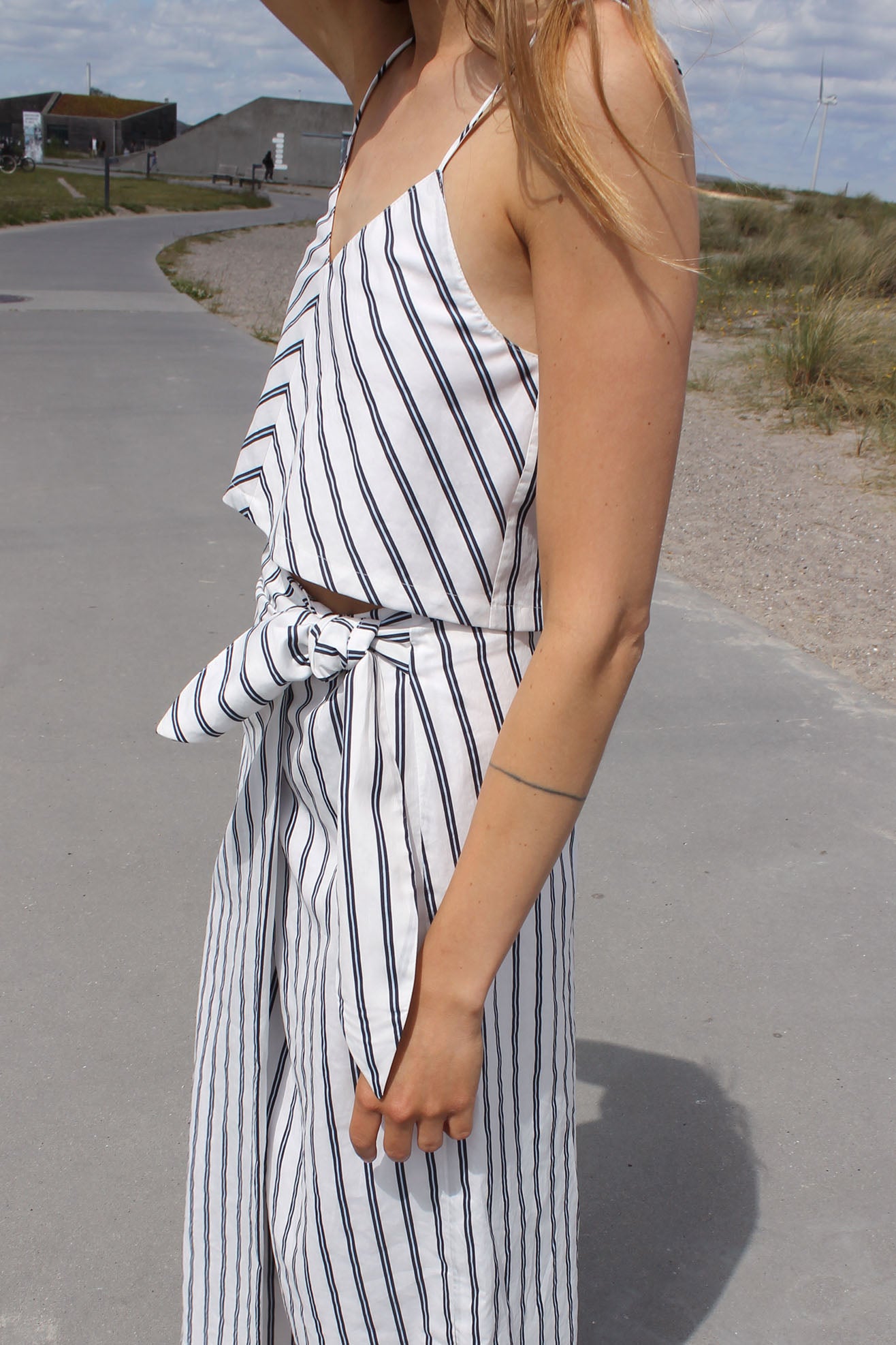 MR LARKIN, Quinn Top, Deco Stripe