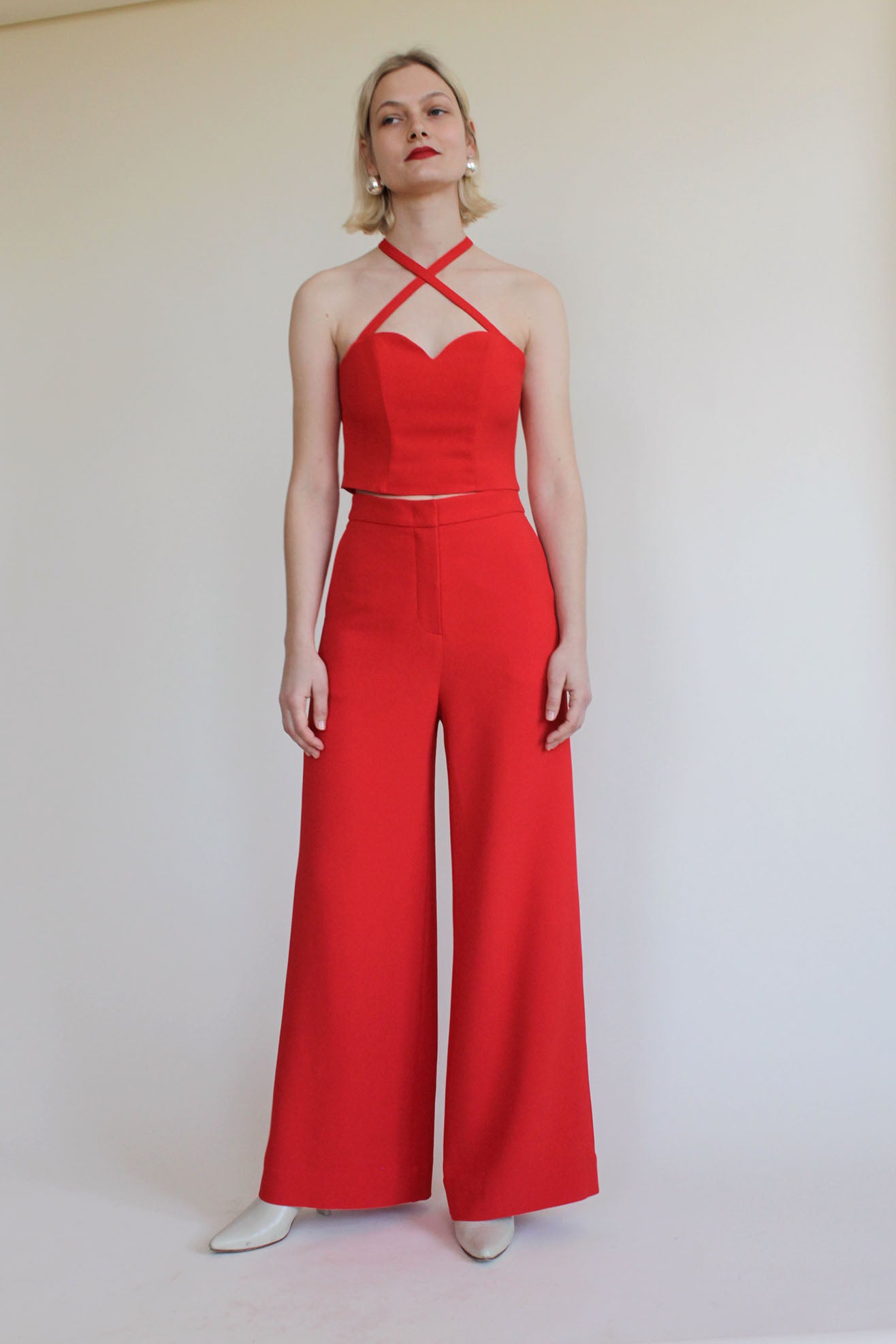 MR. LARKIN, Roxy Corset-Lipstick Red