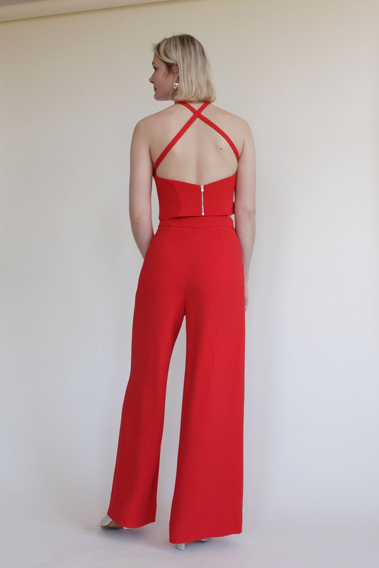 MR. LARKIN, Roxy Corset-Lipstick Red