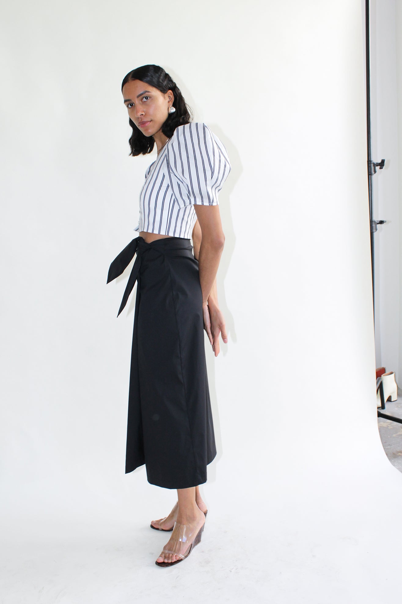 MR LARKIN, Rose Top, Deco Stripe