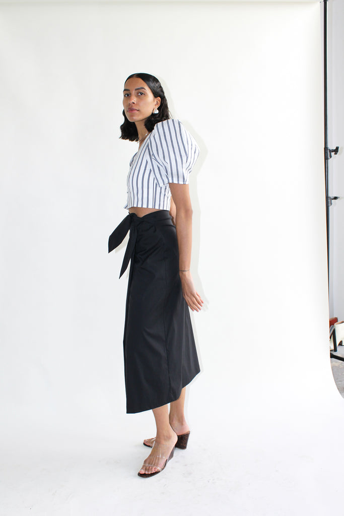 MR LARKIN, Rose Top, Deco Stripe
