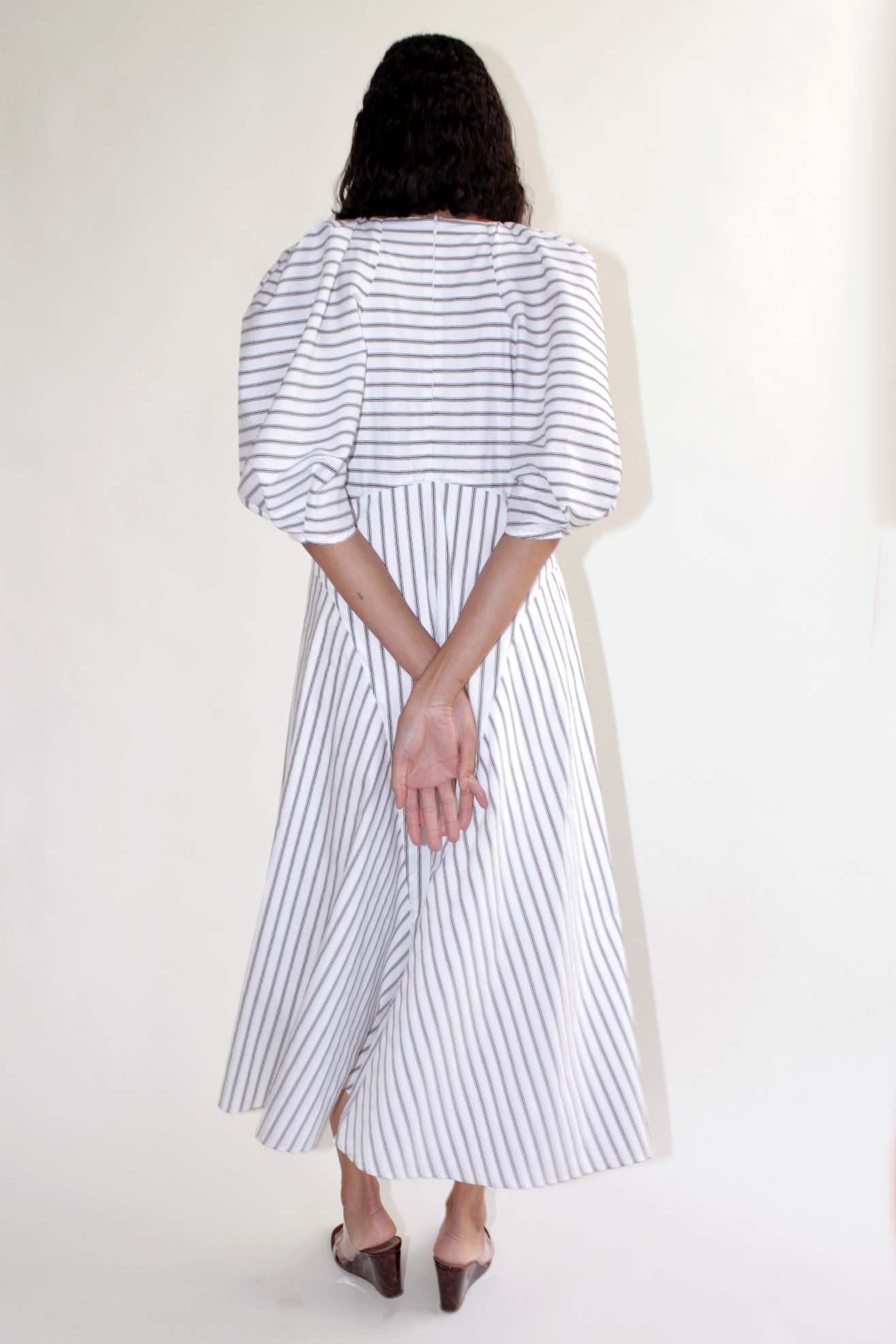 MR. LARKIN, Lexi Dress, Black Stripe