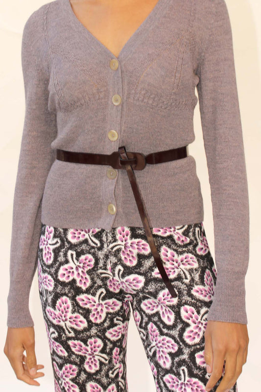 RACHEL COMEY, Cinch Belt, Bordo